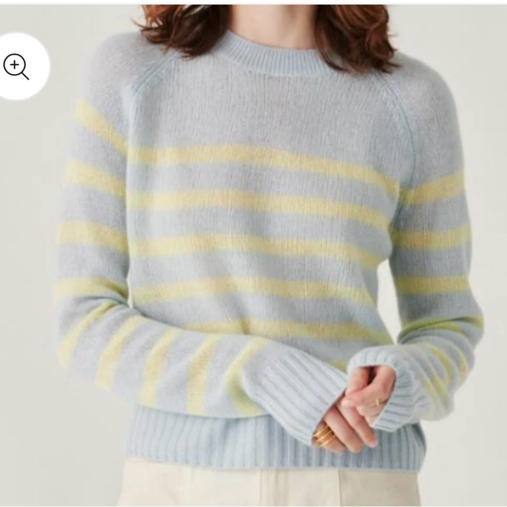 White + Warren Cashmere Featherweight Cropped Sweater